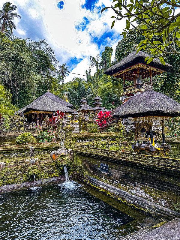 印度尼西亚巴厘岛乌布的普拉山Kawi Sebatu Gianyar temple